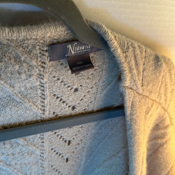 Natural Reflections Womens Knit Open Front Cardigan Sz‎ 2X - Picture 3 of 11